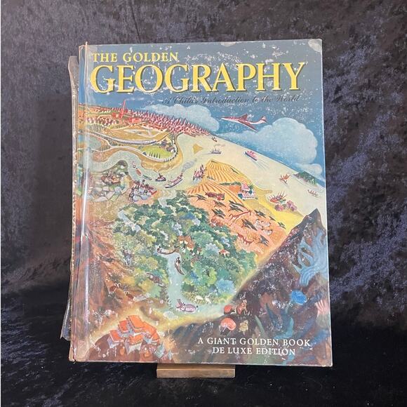 The Golden Geography | 1952 | Vintage Children's Science Book - Picture 1 of 11